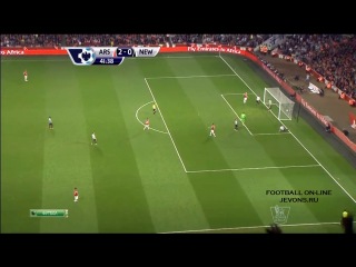Арсенал - Ньюкасл 3:0 видео